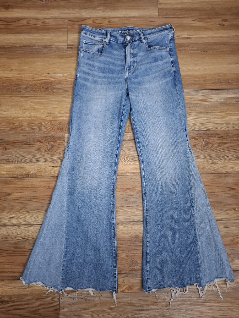 American Eagle Festival Flare Jeans Womens 12 Blue